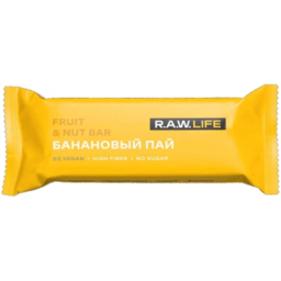Nut and fruit bar "Banana Pie"