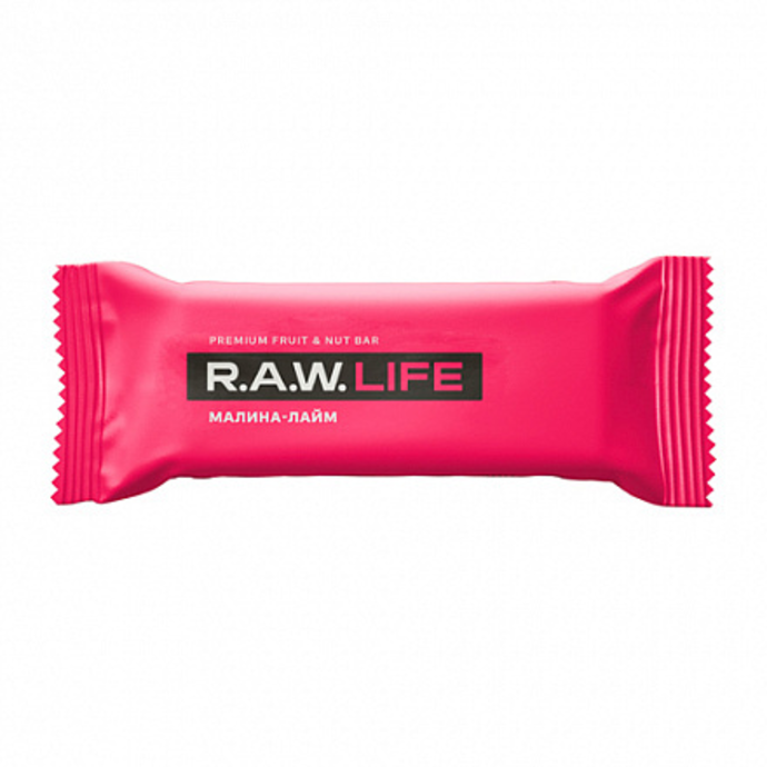 Raspberry-Lime Bar Raw