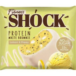 Protein Brownie Fitness Shock Lemon and Poppy