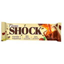 FitnesShock Protein Bar Hazelnut Vanilla
