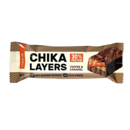 Chika Layers Protein Bar Peanut and Caramel