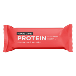 Protein bar "Strawberry Cheesecake" by Raw Life