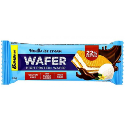 Protein Waffles with Peanut and Salted Caramel Flavor Bite