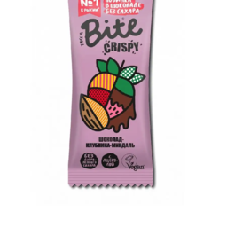 Chocolate, strawberry, and almond bar BITE