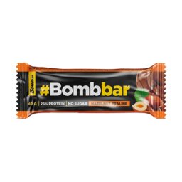 Bombbar პროტეინის ბარი ფუნთუშა პრალინე #ჰეშთეგ