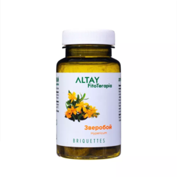 "St. John's Wort in briquettes"