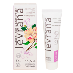 Toothpaste "Antimicrobial", with lavender and magnolia, Levrana