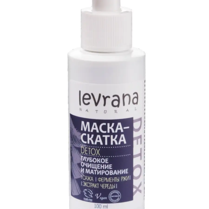 Маска скатка детокс леврана