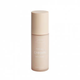 კრემი "Anti-Acne" პრობლემური და ცხიმიანი სახის კანისთვის მოცვის შემცველობით.