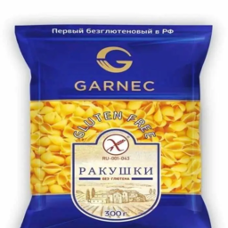 Макароны "Ракушки" gluten free гарнец