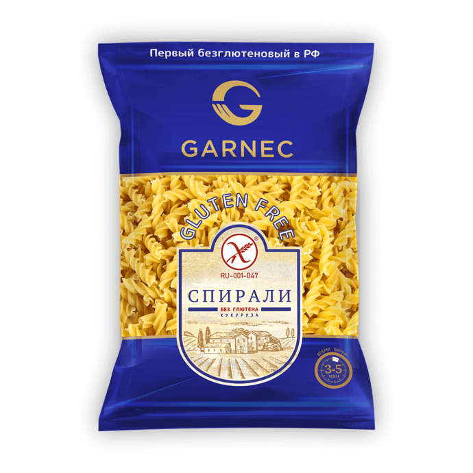 Gluten-Free Spiral Pasta Garnec