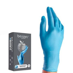 Nitrile gloves benovy blue s 50 pairs/pack. (3 gr.)