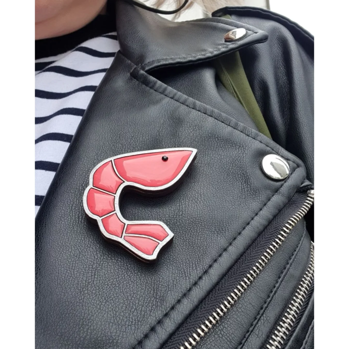 Brooch "Shrimp"