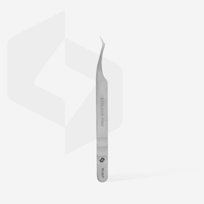 Staleks Lash Brow Expert 41/7 professional eyelash tweezers