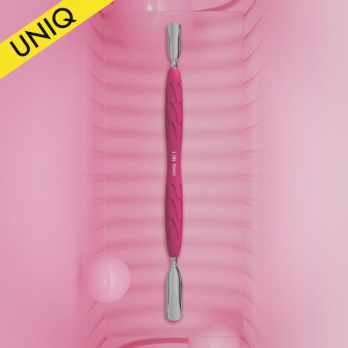 Staleks Uniq pq-10/1 მანიკურის პროფესიონალური ნიჩაბი სილიკონის სახელურით