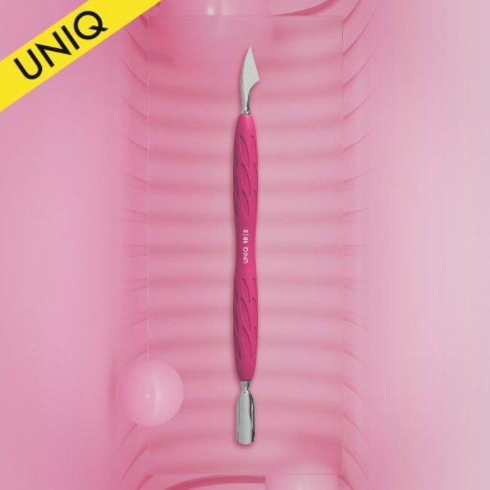 Staleks Uniq pq-10/3 მანიკურის პროფესიონალური ნიჩაბი სილიკონის სახელურით