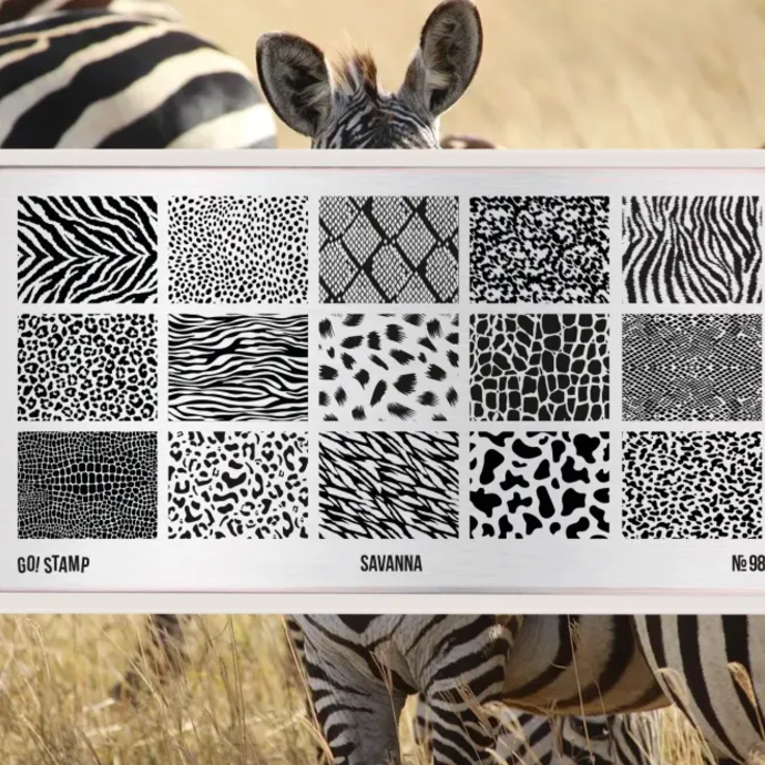 Go!Stamp! Пластина для стемпинга - 98 Savanna