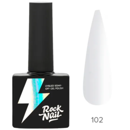RockNail Gel Polish - Basic 102 Ultra White