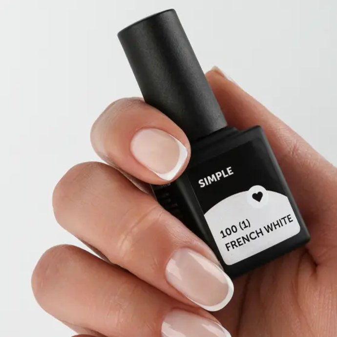 Milk Gel Polishes - Simple 100 (1) French White