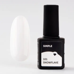 Milk Gel Polishes - Simple 101 Snowflake