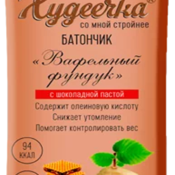 Hudeechka wafer bar with hazelnuts