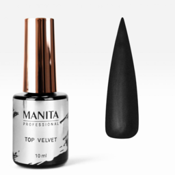 Топы с эффектами/матовые - Топ manita professional "velvet" вельветовый без липкого слоя (10 мл)