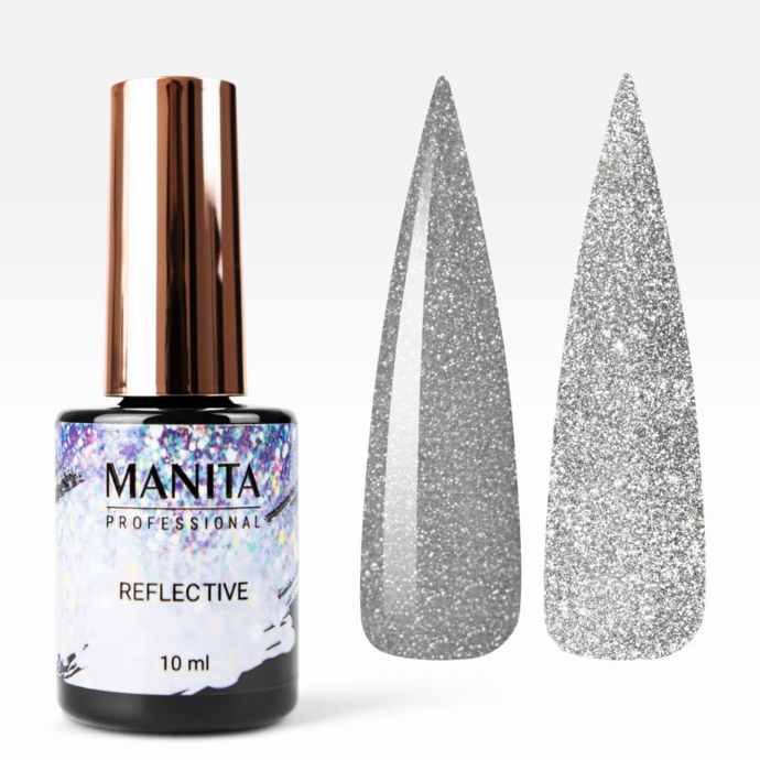 Manita Professional Гель лак - "Reflective" светоотражающий No01 (10 мл)