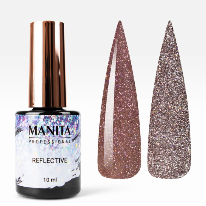 Manita Professional Gel Polish - "ამრეკლავი" ამრეკლი No06 (10 მლ)