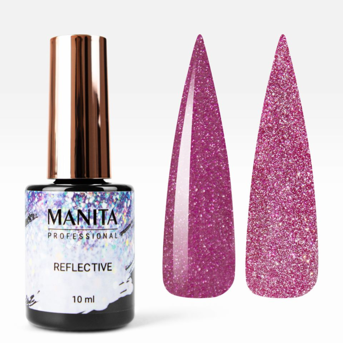 Manita Professional Gel polish - "Reflective" reflective No. 19 (10 ml)