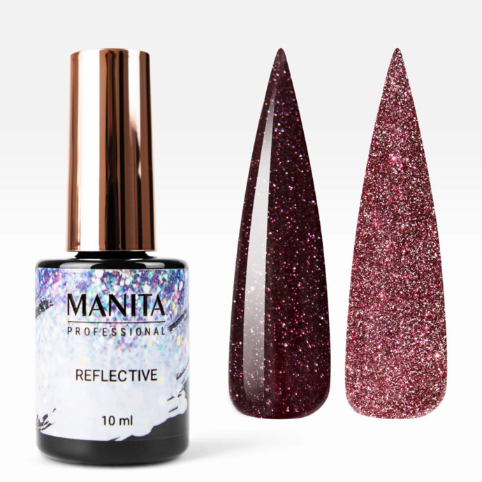 Manita Professional Gel polish - "Reflective" light-reflecting No. 20 (10 ml)