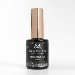 Tops with effects/matte - manita professional ton "reflective" reflective without sticky layer (10 ml)