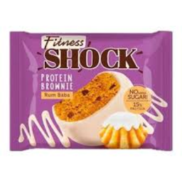 Fitness Shock Brownie Without Glaze – Rum Baba Flavor