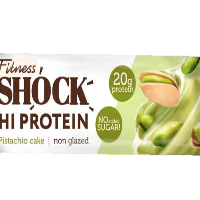 FitnessHock Pistachio Cake Protein Bar