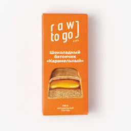 Caramel Chocolate Bar Raw to Go