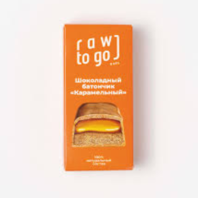 Caramel Chocolate Bar Raw to Go