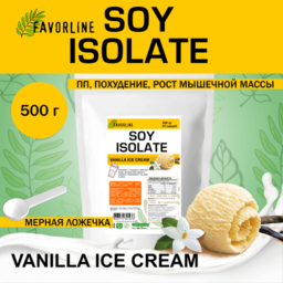 Soy Protein Isolate Vanilla Ice Cream 500g