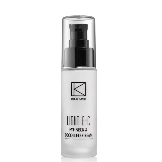 Dr. Kadir Light E+C თვალის, კისრის და დეკოლტეს კრემი