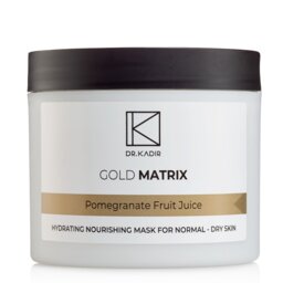 Dr. Kadir Gold Matrix დამატენიანებელი მკვებავი ნიღაბი ნორმალური და მშრალი კანისთვის