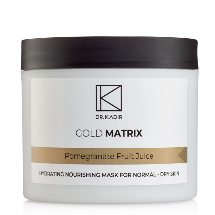 Dr. Kadir Gold Matrix დამატენიანებელი მკვებავი ნიღაბი ნორმალური და მშრალი კანისთვის