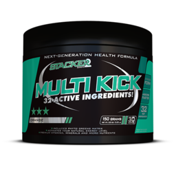 Stacker2 Europe Multi Kick მულტი-ვიტამინები 150 gr (ფორთოხალი)