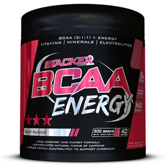 Stacker2 Europe BCAA Energy 300 gr (Fruit Punch)
