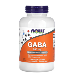 GABA with Vitamin B6, NOW Foods
