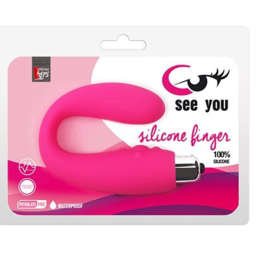 Vibrator silicone G-spot and clitoris See You 7-speed Silicone Finger