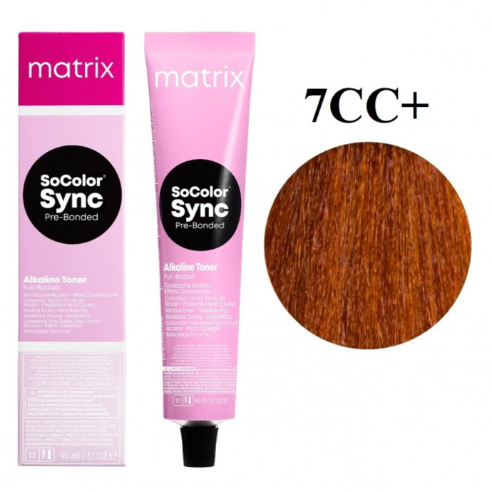 Matrix SoColor - Pre-Bonded Крем-краска для волос 7CC+ (90 ml)