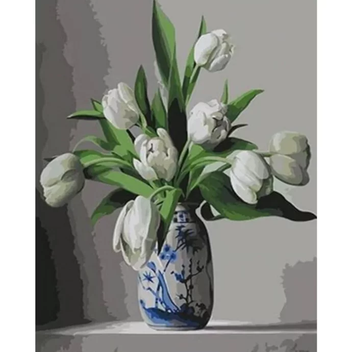Paint by number &quot;Bouquet of tulips&quot;