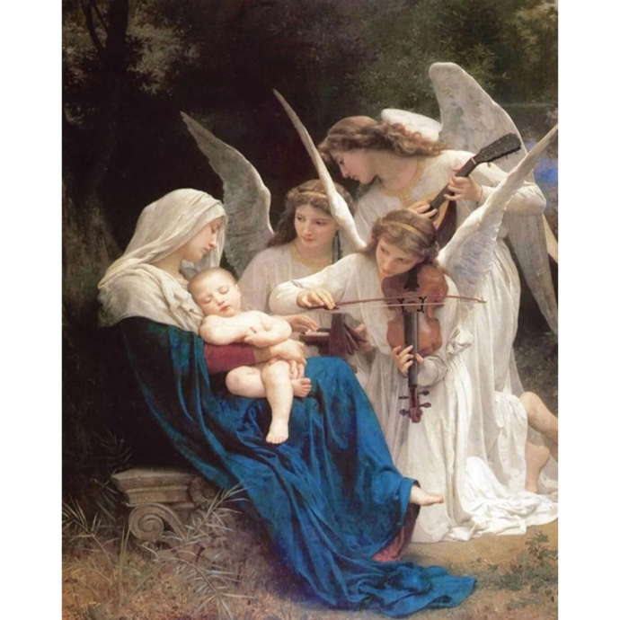 Paint by number "Song of angels"