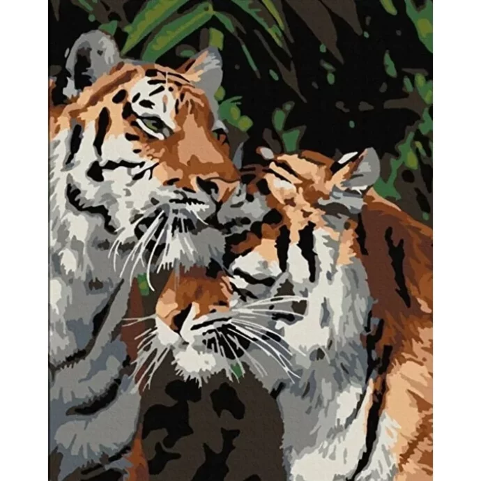 Paint by number &quot;Tigers&quot;