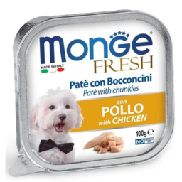 Monge Dog Fresh პაშტეტი ქათმით