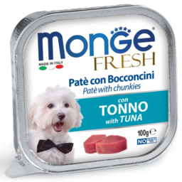 Monge Dog Fresh პაშტეტი და თინუსი