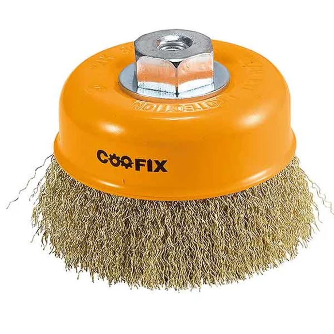 CRIMPED WIRE CUP BRUSH NEW TYPE